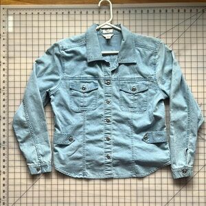 Christopher & Banks Light Blue Jean Jacket
